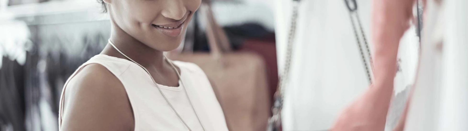 Woman in clothing shop - El Ganso testimonial | Atradius