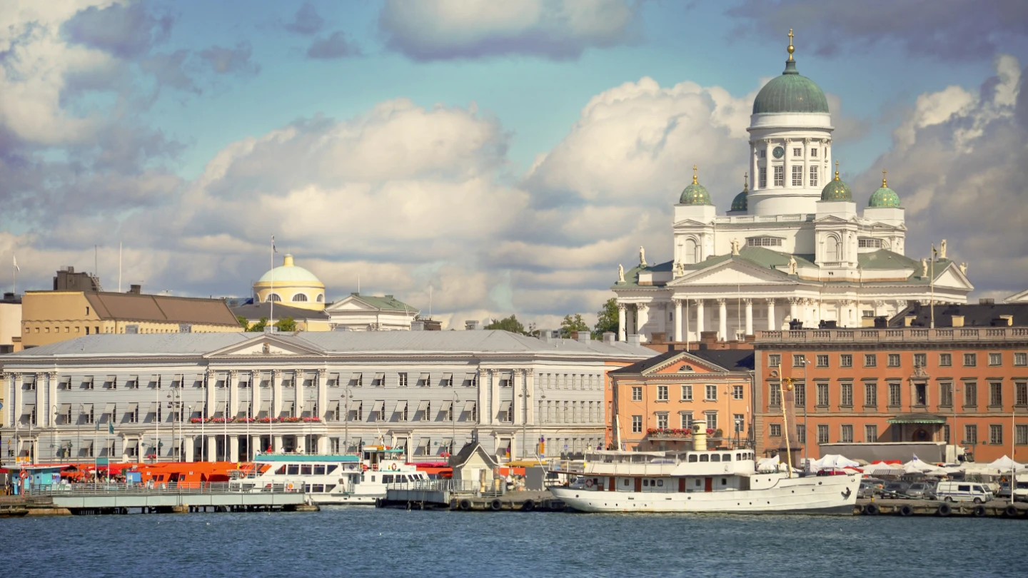 The Helsinki Cathedral in Finland
